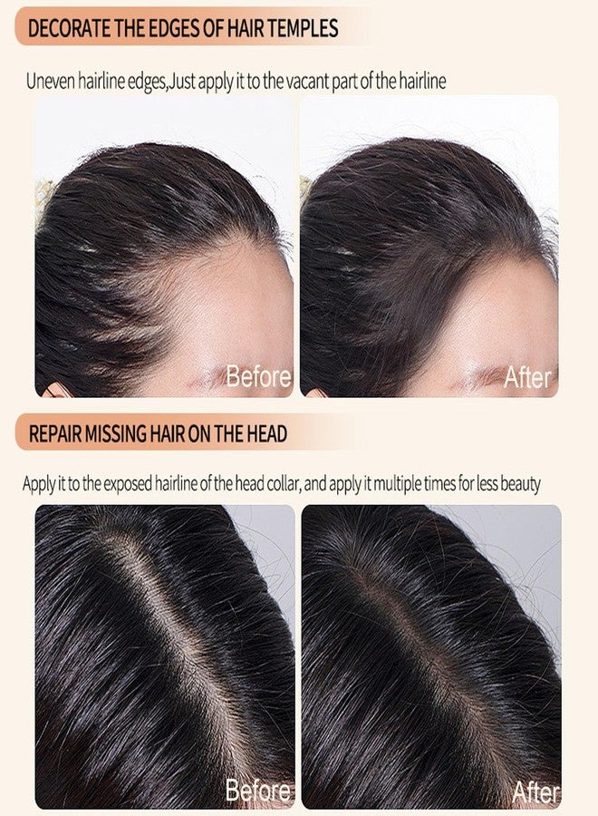 ARCHIDATE Hairline Powder Stick Root Cover up Black, Hairline Shadow Powder with Sponge for Thinning Hair, Instantly Conceal Hair Loss & Bald Spots, Natural-Looking Coverage, Waterproof & Long Lasting - Image 3